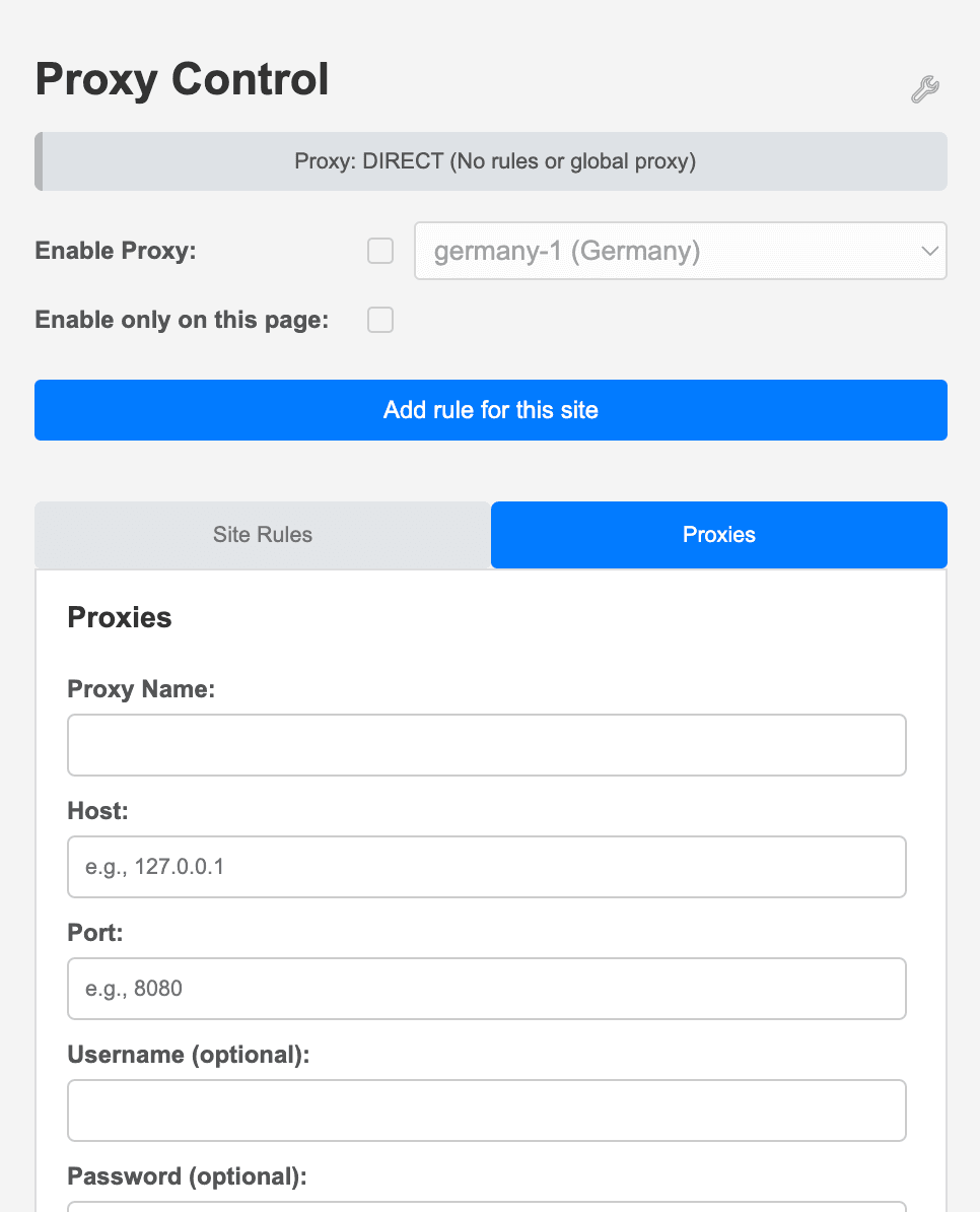 Custom Proxy detail 1
